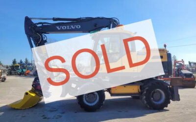 (Sold/Sprzedane) Koparka kołowa Volvo EW 160 D
