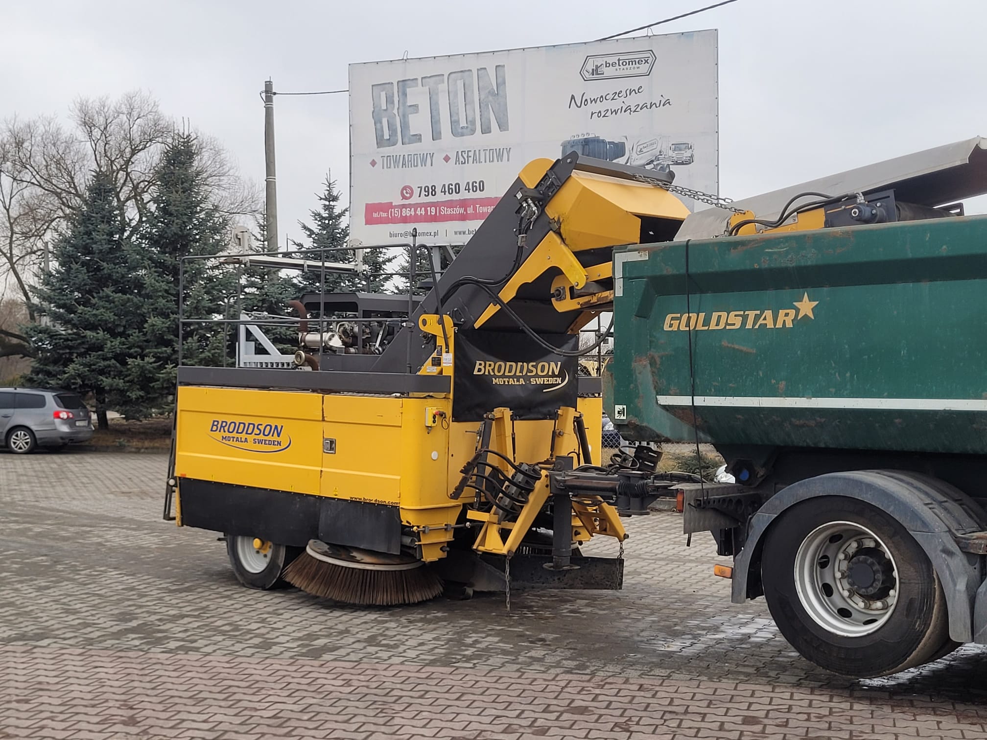 Zamiatarka, szczotkarka BRODDSON SCANDIA 2500